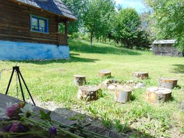 Фото номера Шале с одной спальней Шале Pensiunea Plai de Rai in Maramu г. Unguraş 55